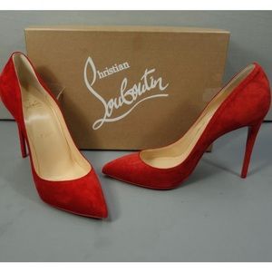 Christian Louboutin Pigalle Follies Red Suede 37